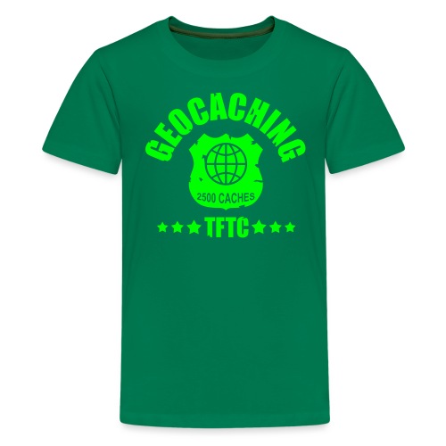 geocaching - 2500 caches - TFTC / 1 color - Teenager Premium T-Shirt