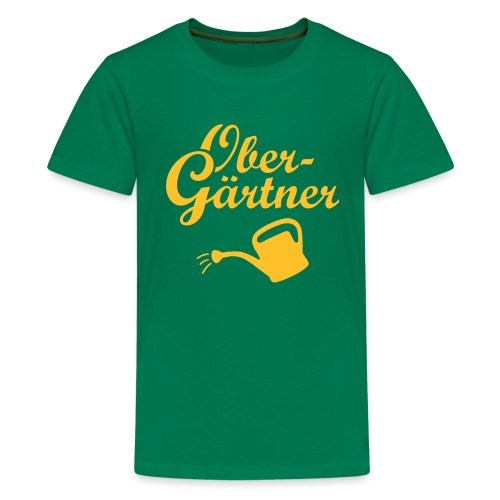 Garten Gärtner - Obergärtner mit Gießkanne - Teenager Premium T-Shirt