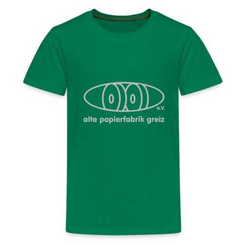 Logo Grau - Teenager Premium T-Shirt