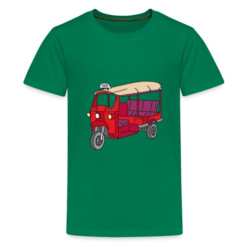 Rote Autorikscha, Tuk-tuk - Teenager Premium T-Shirt