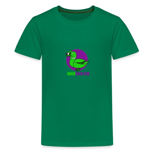 Greenduck Film Purple Sun Logo - Teenager premium T-shirt