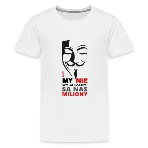 Są Nas MILIONY - kolejny motyw Akademia Wywiadu™ - Koszulka młodzieżowa Premium