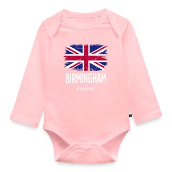Birmingham - Baby Bio-Langarm-Body - Rosa - Vorne