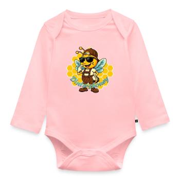 Dintershoney - Baby Bio-Langarm-Body - Rosa - Vorne