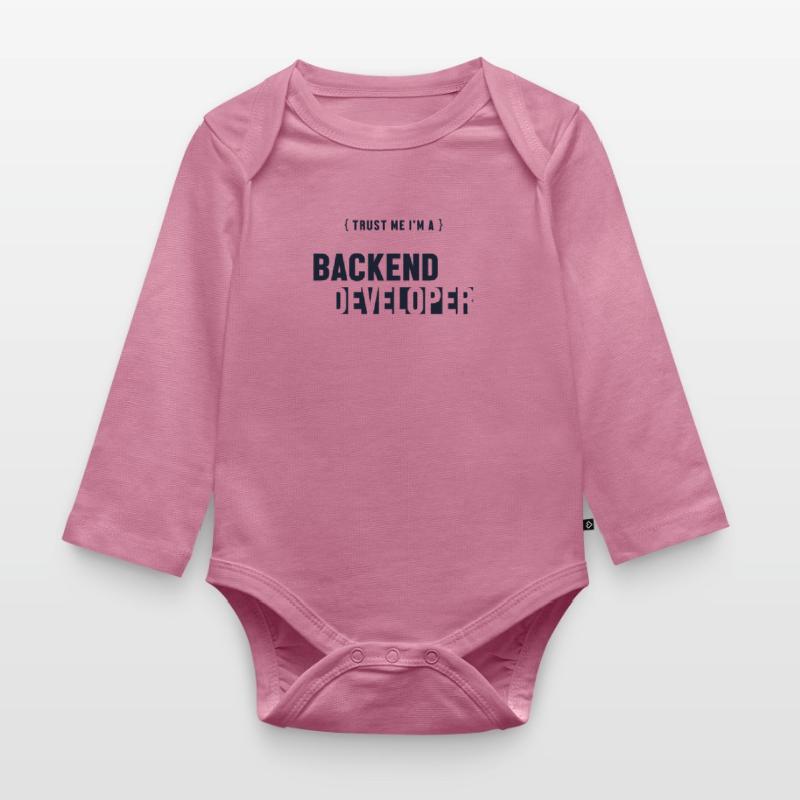 Trust Me I'm Backend Developer Developer Coder Baby Bio-Langarm-Body