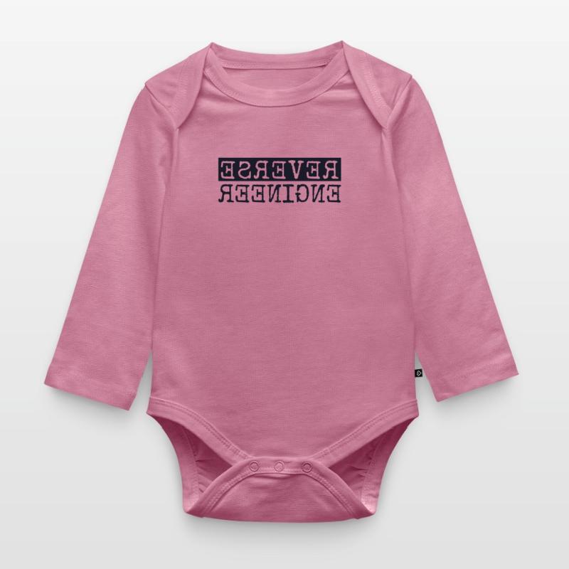 Reverse Engineer Software Engineer Developer Organic Longsleeve Baby Bodysuit
