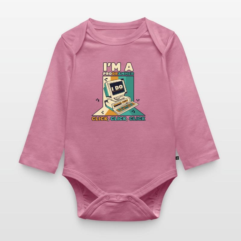 I'm A Programmer Click Softwareingenieur Coder Baby Bio-Langarm-Body