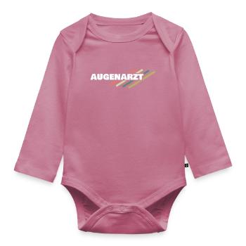 Augenarzt - Baby Bio-Langarm-Body - Mauve - Vorne