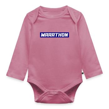 Marathon - Baby Bio-Langarm-Body - Mauve - Vorne