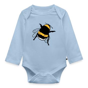 Hummel - Baby Bio-Langarm-Body - Hellblau - Vorne