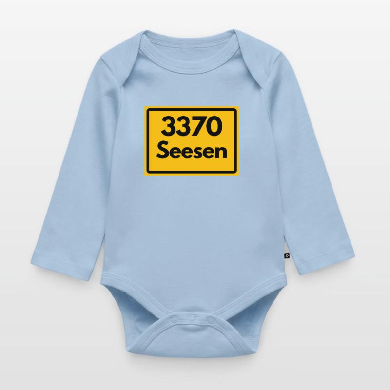 OLD POSTCODE POSTCODE RETRO 3370 SEESEN HARZ Organic Longsleeve Baby Bodysuit