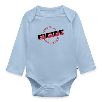 starr - Baby Bio-Langarm-Body - Hellblau - Vorne