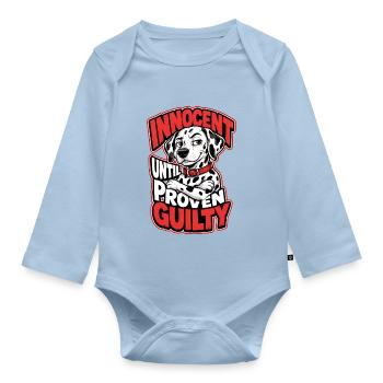 Dalmatiner - Baby Bio-Langarm-Body - Hellblau - Vorne