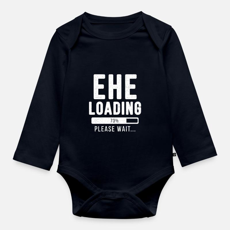 Ehe loading... please wait! | Ehe Shirt - Baby Bio-Langarm-Body - Navy