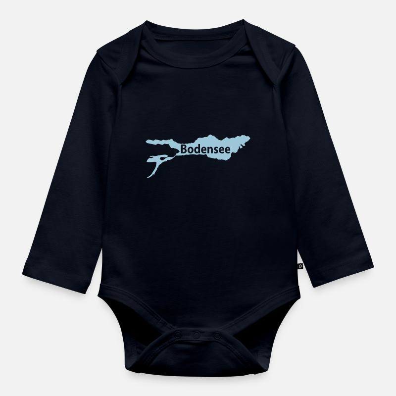 bodensee - Baby Bio-Langarm-Body - Navy