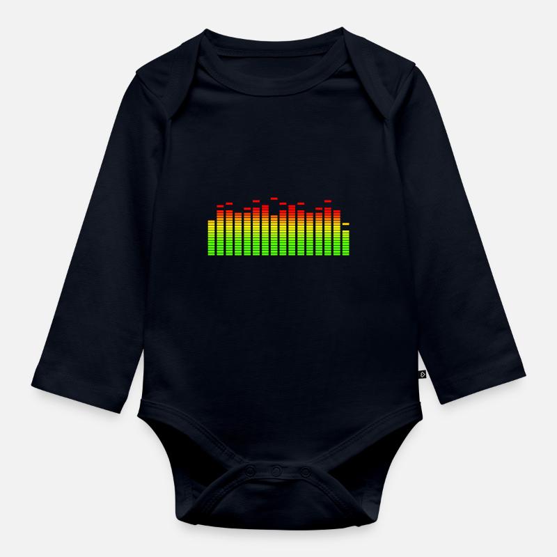 EQUALIZER - Organic Longsleeve Baby Bodysuit - navy