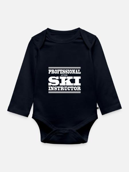 SCHILEHRER - Baby Bio-Langarm-Body - Navy