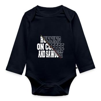 men a carpenters prayer tshirts lumberjack axes - Baby Bio-Langarm-Body - Navy - Vorne