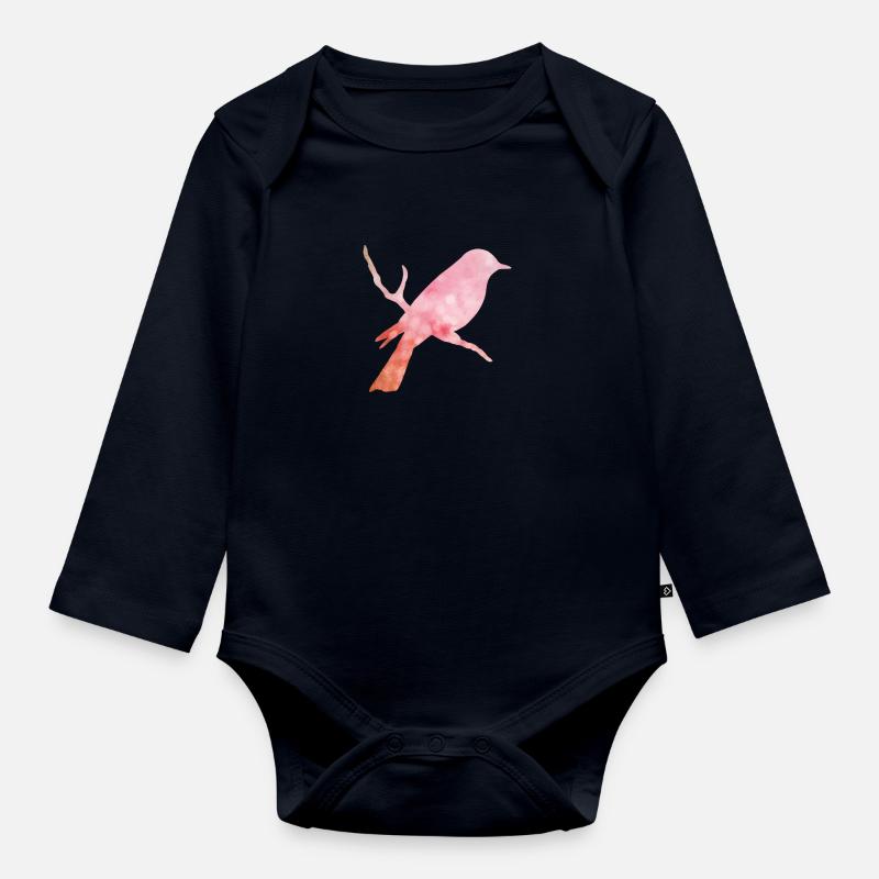 Expérience Voyage Ethno - Body Bébé bio manches longues - bleu marine