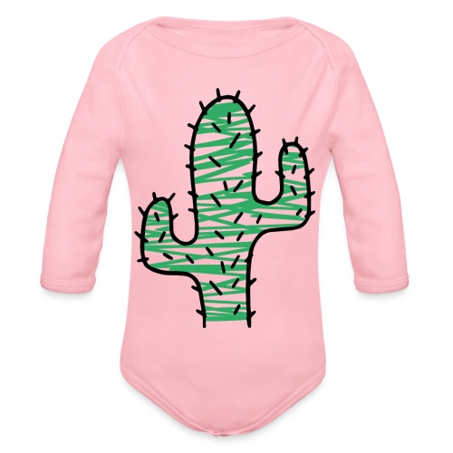 Kaktus sehr stachelig - Baby Bio-Langarm-Body