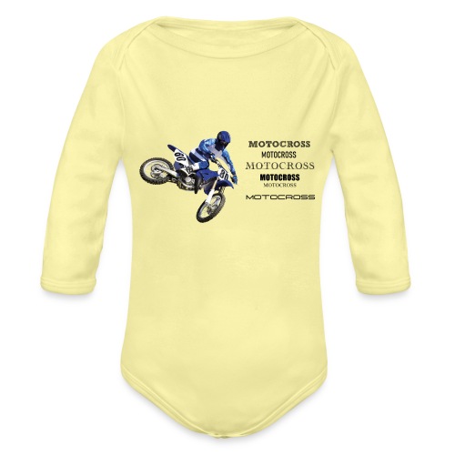 Motocross - Baby Bio-Langarm-Body