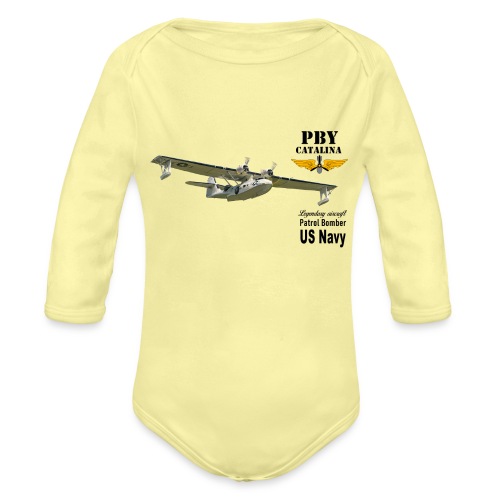 PBY Catalina - Baby Bio-Langarm-Body