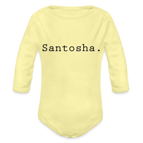 santosha - Ekologisk långärmad babybody