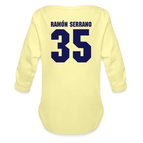 Ramon Serrano (fronte n. 3) - Body ecologico per neonato a manica lunga