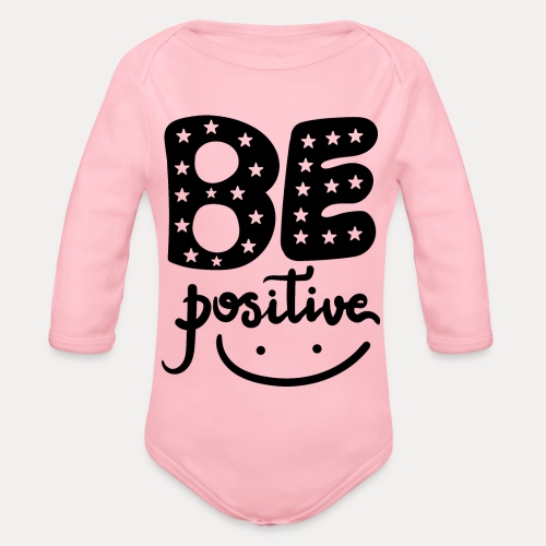 Be positive - Baby Bio-Langarm-Body