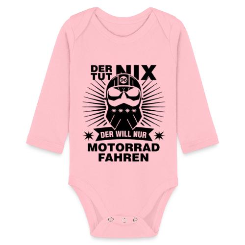 Star Rider Motorrad Motiv - Baby Bio-Langarm-Body