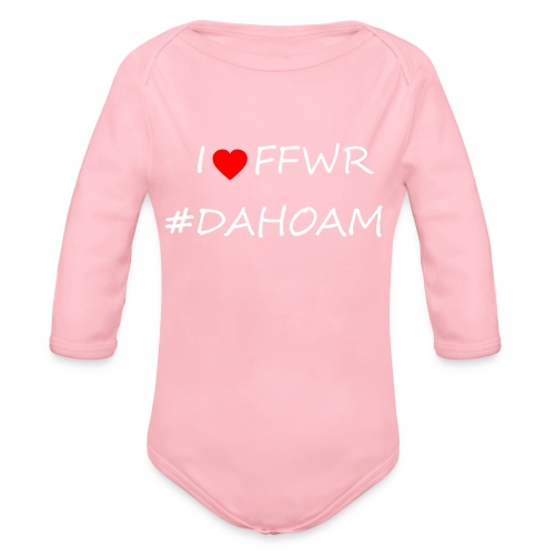 I ❤️ FFWR #DAHOAM - Baby Bio-Langarm-Body