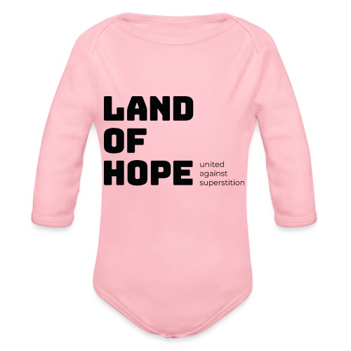 Land of Hope - Organic Longsleeve Baby Bodysuit