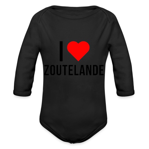 I Love Zoutelande - Baby Bio-Langarm-Body