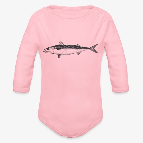 Mackerel - Organic Longsleeve Baby Bodysuit