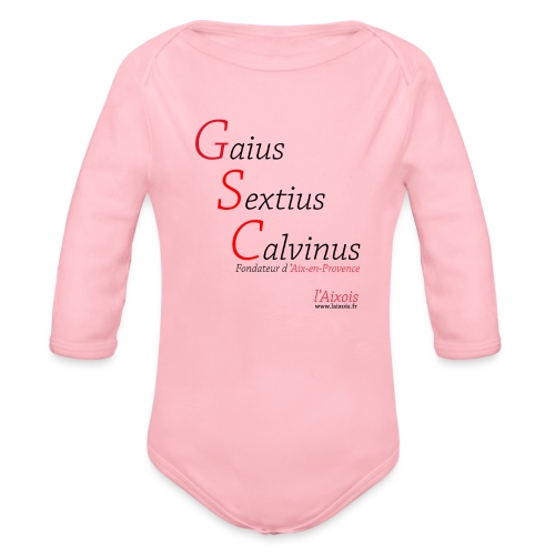 Gaius Sextius Calvinus - Body Bébé bio manches longues
