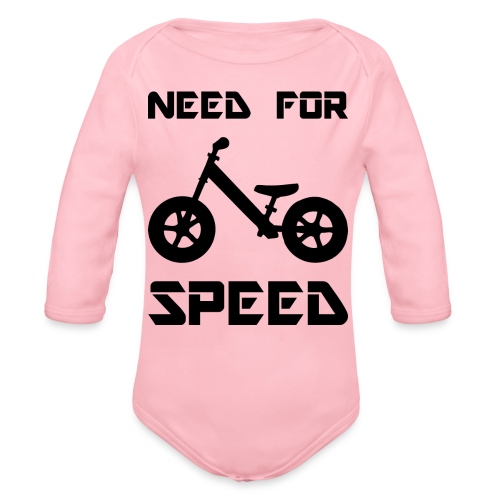 Need for Speed Balance Bike - Organic Longsleeve Baby Bodysuit
