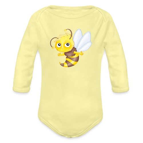 kleine Biene - Baby Bio-Langarm-Body