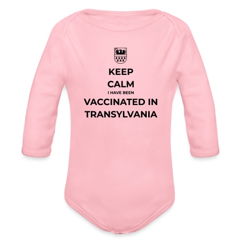 KEEP CALM - vaccinated in Transylvania - Baby Bio-Langarm-Body