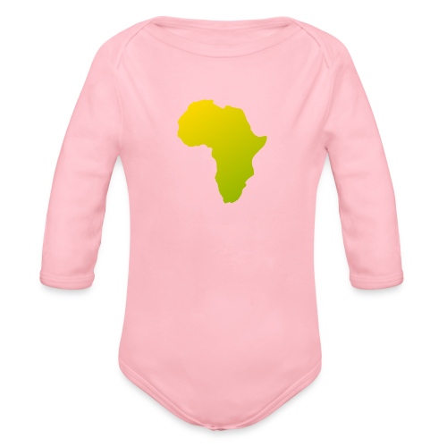 afrikanska logga - Ekologisk långärmad babybody