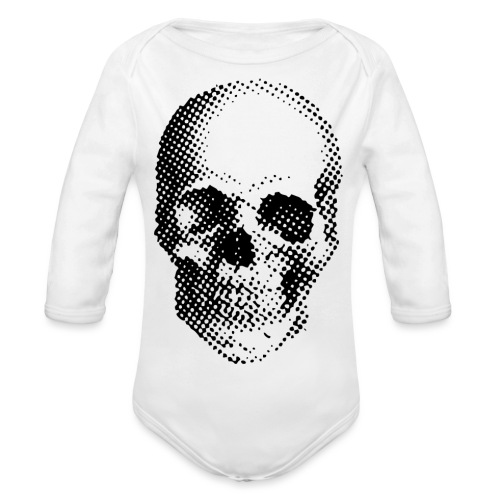 Skull & Bones No. 1 - schwarz/black - Baby Bio-Langarm-Body