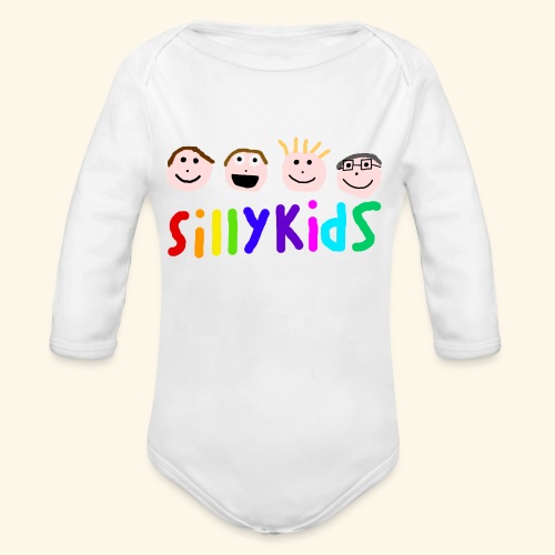 Sillykids Logo - Organic Longsleeve Baby Bodysuit
