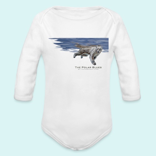 Polar-Blues-SpSh - Organic Longsleeve Baby Bodysuit