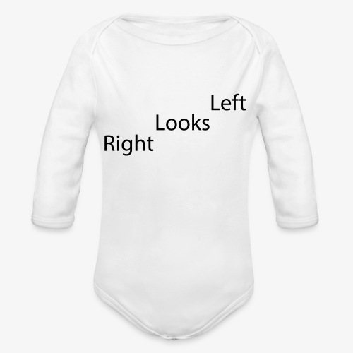 Left - Økologisk langermet baby-body