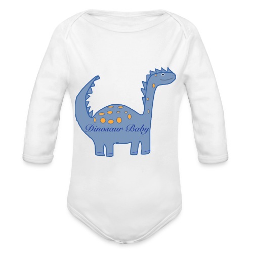 Dinosaur Baby Ra Dreams by Razika - Baby Bio-Langarm-Body