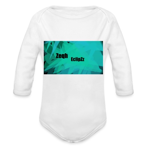 Zeqh EclipZz Youtube Name - Organic Longsleeve Baby Bodysuit