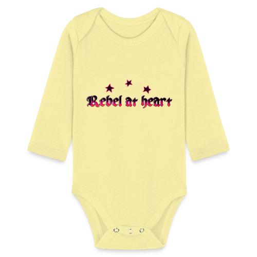 rebel at heart - Baby Bio-Langarm-Body