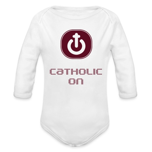 Catholic On - Body orgánico de manga larga para bebé