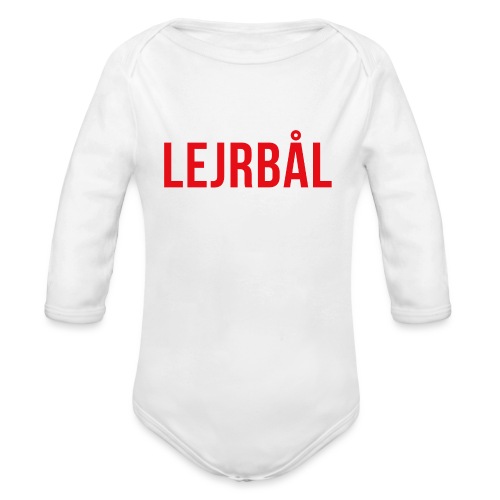LEJRBÅL - Langærmet babybody, økologisk bomuld