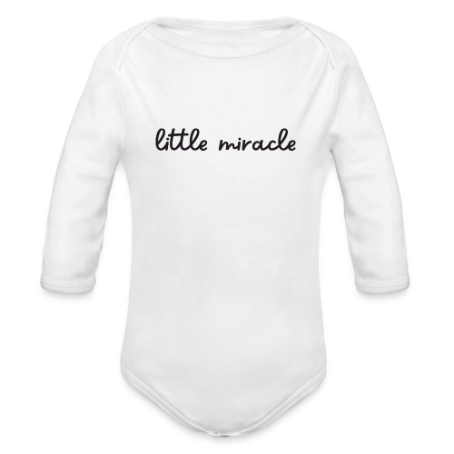 Little miracle - Baby Bio-Langarm-Body