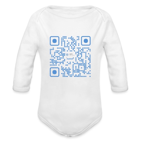 QR Maidsafe.net - Organic Longsleeve Baby Bodysuit